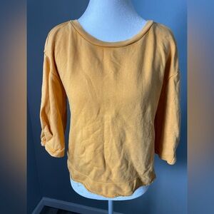 by Anthropologie Cropped Bubble Sweatshirt